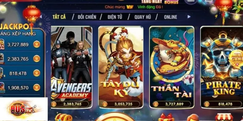 Chơi slot cực đã, thưởng cực lớn – Trải nghiệm nổ hũ hấp dẫn tại 8US