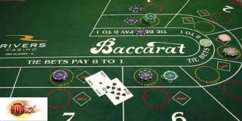 Giao diện chơi Baccarat tại 8US trực quan, thao tác dễ dàng trên mọi thiết bị